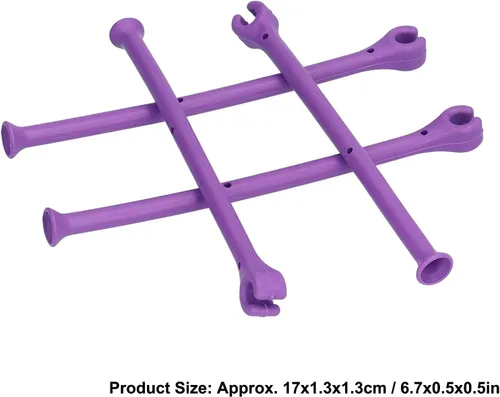Vista 9 de 8 piezas de accesorios de silicona para lavavajillas, protector de copas de silicona flexible para copas de vino, protector de lavavajillas