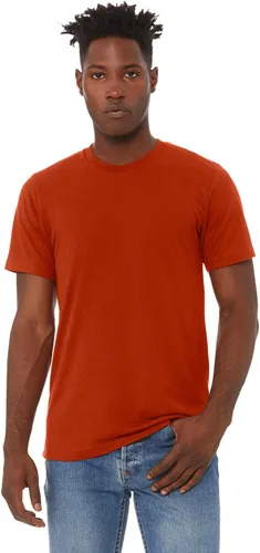 Vista 26 de BELLA+CANVAS Camiseta de cuello redondo para hombre mezcla triple oliva