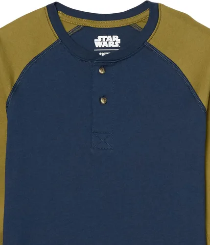Vista 2 de Tienda Essentials Camisetas Henley de manga larga para niños (anteriormente manchadas cebra)