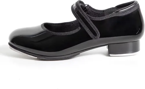 Vista 3 de Zapatos de baile de fácil correa con piel sintética para niños y niñas.