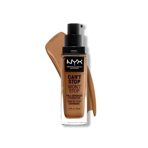 Vista 36 de NYX Professional Makeup Can't Stop Won't Stop - Cepillo para base de maquillaje Negro