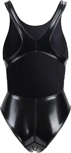 Vista 2 de LEOHEX Crystal Diamond Starlight Esmalte Brillante Wetlook Racing Traje de baño Slim Mono Mono