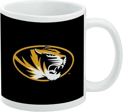 Vista 523 de Taza de cerámica con el logotipo principal de la Universidad Rider, taza de regalo novedosa para café, té y bebidas calientes, 11oz, blanca