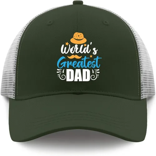 Vista 9 de devor Dad Hats Worlds Greatest Dad Baseball Cap for Women Graphic Denim Baseball Caps Adjustable