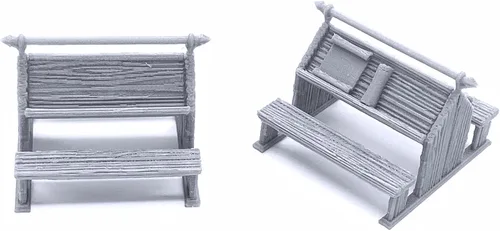 Vista 4 de Muebles de biblioteca - DND Terrain compatible con Dungeons and Dragons, 1.102 in Wargaming miniatura, juegos de rol de mesa, escenario de juego