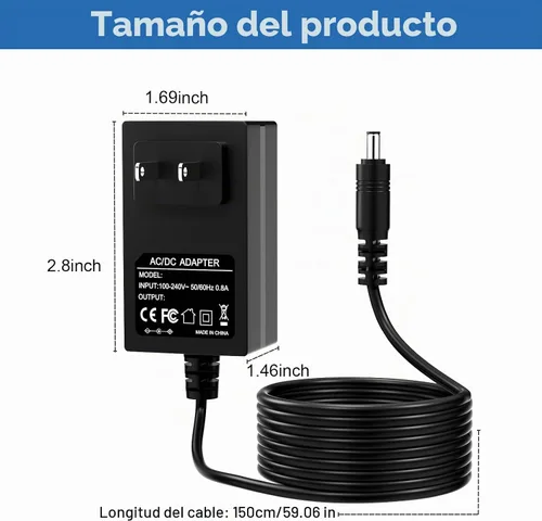 Vista 6 de Cargador de 29.4V para Hoverboard Gotrax compatible con Gotrax GKS Lumios/Plus/Pro/Edge/Nova/Glide 24V y 25.2V Baterías Cable adaptador de corriente
