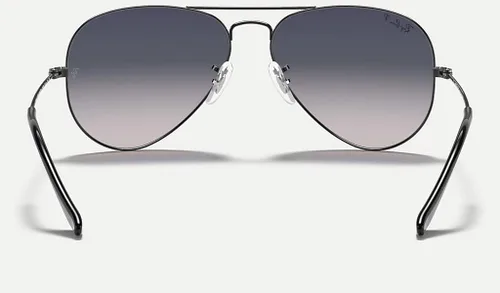 Vista 8 de Ray-Ban RB3025 - Lentes de sol de aviador de metal para hombre y mujer + paquete con kit de cuidado de gafas iWear de diseñador