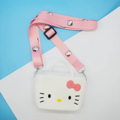 Vista 8 de Rondlaho Cartera de silicona, Gatito pequeño, Bandolera