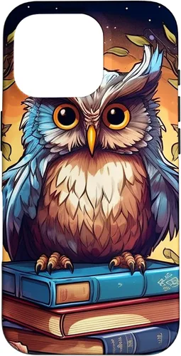 Vista 20 de Funda para bibliotecario para iPhone 16 Owl Book Lover