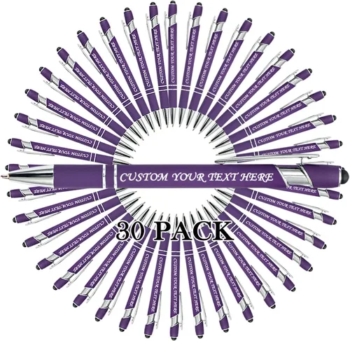 Vista 86 de VectWaby - Bolígrafos personalizados a granel, bolígrafo grabado con nombre, logotipo, lápiz capacitivo para pantallas táctiles, a granel