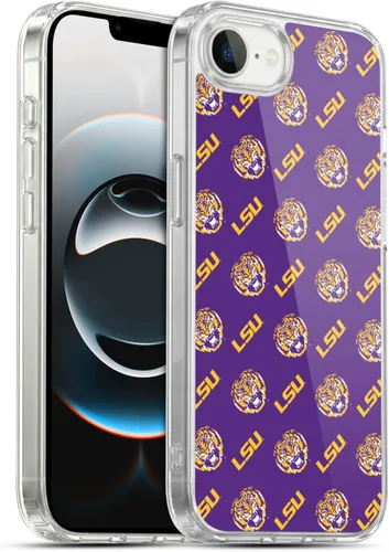 Vista 137 de Head Case Designs Funda de gel suave con licencia oficial de la Universidad Estatal de Louisiana LSU Camou compatible con Apple iPhone 7 Plus/iPhone