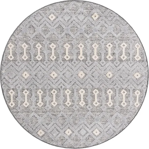 Vista 22 de Unique Loom Arlo Collection Alfombra de área - Lenny (rectangular 2' 0" x 3' 0", carbón/marfil)