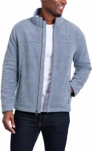 Vista 12 de Tommy Hilfiger Chaqueta de forro polar clásica con cremallera frontal para hombre Negro