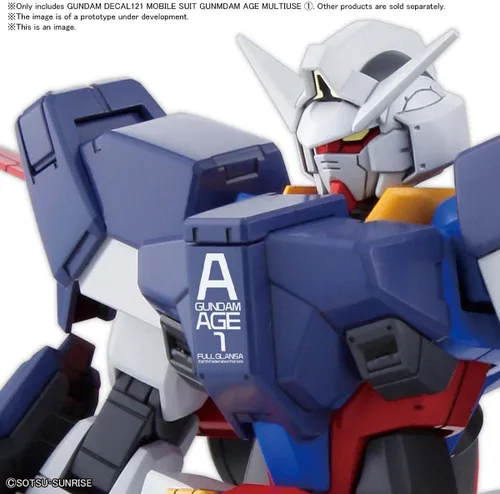Vista 3 de Bandai Hobby - GD-121 Gundam AGE MS multiusos 1, calcomanías deslizantes de agua Bandai Spirits