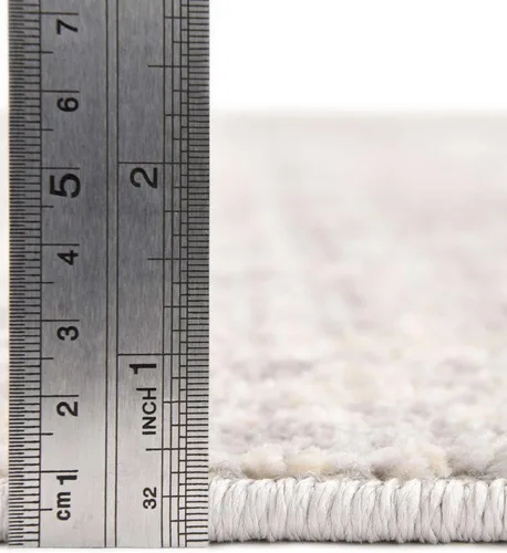 Vista 5 de Unique Loom Lola Collection - Alfombra de área, atrevida (2 pies 2 pulgadas x 3 pies 1 pulgada, rectangular, gris/marfil)