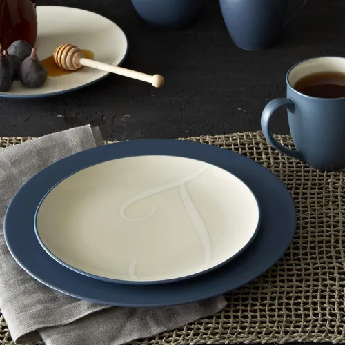 Vista 2 de Noritake Colorwave - Juego de 4 mini platos azules, 6-1/4 pulgadas