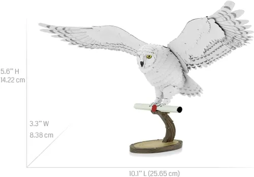 Vista 3 de Fascinations Metal Earth Premium Series Harry Potter Hedwig 3D Kit de modelo de metal con pinzas