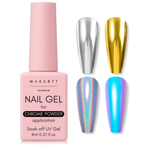 Vista 11 de Kit de capa base y capa superior de gel Makartt: Esmalte de uñas transparente, brillante, sin necesidad de limpieza, resistente a manchas, capa