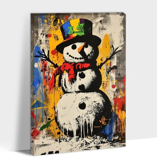 Vista 13 de Lienzo de graffiti con múltiples paneles – 3 piezas de graffiti pop street art impresiones en lienzo para decoración de pared, obras de arte