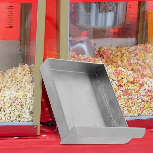 Vista 7 de Bandeja de aceite de acero inoxidable de repuesto para fabricante comercial de palomitas de maíz resistente, pieza de repuesto de mantenimiento