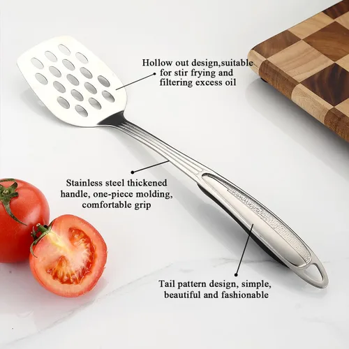 Vista 5 de Berglander Juego de utensilios de cocina de acero inoxidable, 6 piezas, juegos de utensilios de cocina, utensilios de cocina esenciales incluyen