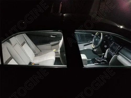 Vista 5 de AUTOGINE Kit de 12 luces LED interiores blancas para Chevrolet Chevy Malibu 2013, 2014, 2015, 2016, 2017, 2018, 2019, 2020, superbrillantes, 6000K