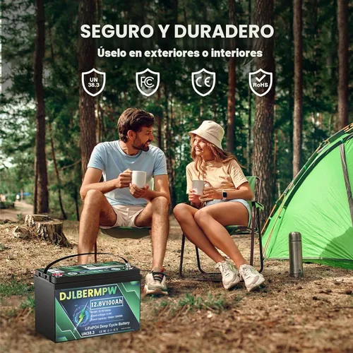 Vista 8 de Batería de Litio para Carrito de Golf de 36V 100Ah, 8000 Ciclos Profundos Batería de Litio de 36 Voltios para Carritos de Golf, BMS de 100A 3840Wh