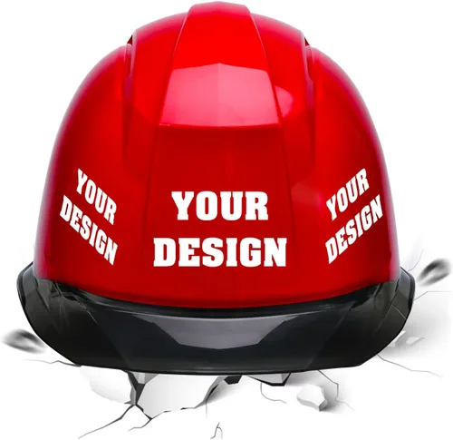 Vista 15 de Casco de seguridad con logotipo personalizable, protector para la cabeza, para trabajo al aire libre (naranja (nuevo estándar))