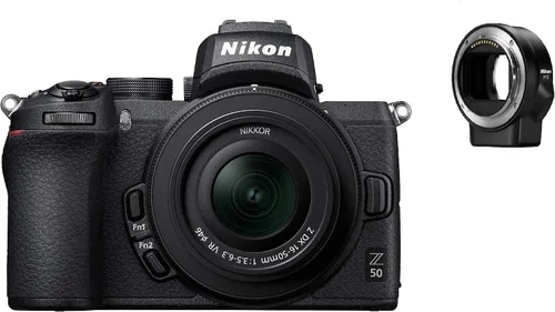 Vista 13 de Nikon Kit de cámara sin espejo Z50 + FTZ VOA050K003