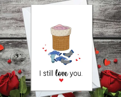 Vista 2 de Divertida tarjeta de aniversario para hombres y mujeres, tarjeta de aniversario de humor para novia esposa, tarjeta de amor de broma para novio