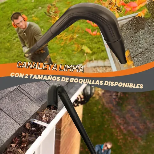 Vista 3 de Herramientas de limpieza de canalones Sealegend para aspiradora húmeda/seca de 2 1/2 pulgadas, accesorios de manguera de aspiradora de taller
