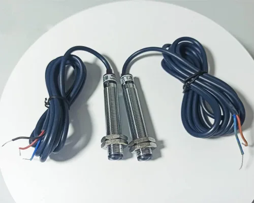 Vista 5 de Sensor fotoeléctrico ATO M12, PNP SIN sensor fotoeléctrico infrarrojo, interruptor fotoeléctrico, fácil de instalar, larga vida, DC 6-36V