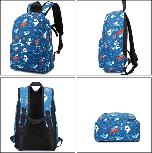 Vista 5 de CAMTOP Mochila preescolar para niños, mochila de jardín de infantes, mochila escolar, M