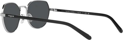 Vista 4 de Vogue Eyewear Woman Sunglasses Gold Frame, Dark Blue Lenses, 53MM