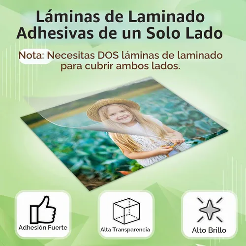 Vista 2 de Koala - Hojas de laminación autoadhesivas de 9 x 12 pulgadas para calcomanías, fotos, 20 hojas, no necesita máquina
