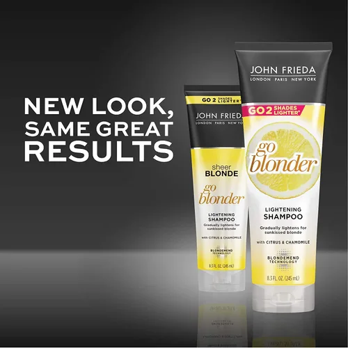 Vista 2 de John Frieda Champú Sheer Blonde Go Blonder Lightening 8.3 oz (8.3 fl oz) (paquete de 2)