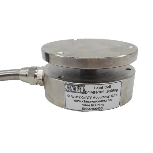 Vista 10 de medida instantánea φ25 de la fuerza de impacto del sensor plano de la célula de carga de la caja de membrana 220.5 lbs