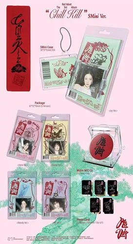 Vista 8 de (SMINI Ver.) Terciopelo rojo [CHILL KILL] El tercer álbum (SEULGI Ver. + 1ea Store Gift Photo Card) K-POP SELLADO