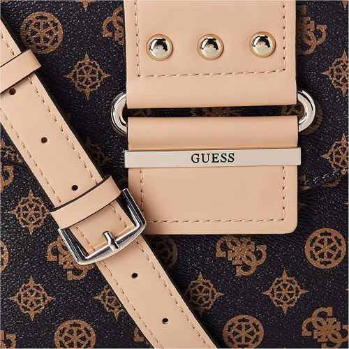 Vista 3 de Guess Bolso bandolera para mujer Greta Girlfriend Satchel - Mocha