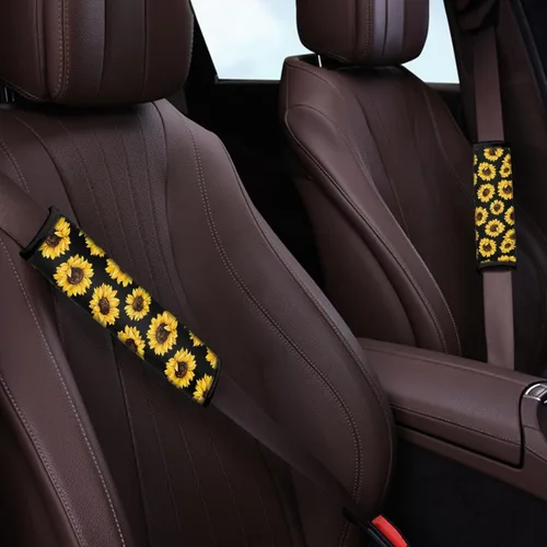 Vista 3 de FOR U DESIGNS - 2 fundas universales para cinturón de seguridad, correa de hombro, almohadillas para coche/bolsa, cinturón de seguridad suave