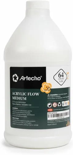 Vista 8 de Artecho Medio de Efectos de Vertimiento 8oz / 236ml, Medio Acrílica para Pintura Acrílica Medio acrílico, para pintura acrílica