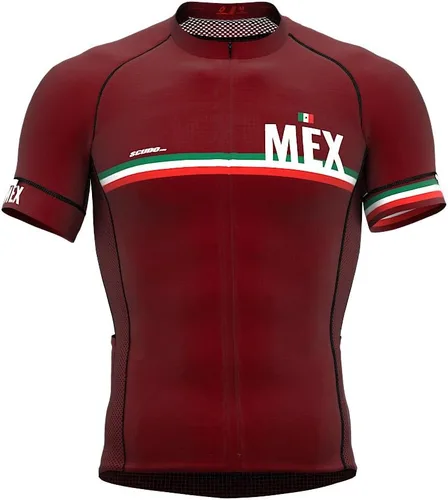 Vista 6 de Maillot Pro de ciclismo de manga corta para hombre Negro