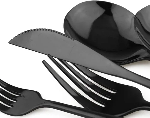 Vista 6 de Juego de cubiertos de 24 piezas, acero inoxidable 18/0, cuchillo, cuchara y tenedor, para 6 personas