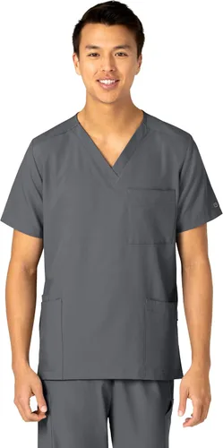 Vista 19 de Wink W123 - Camisa médica unisex con 4 bolsillos Negro