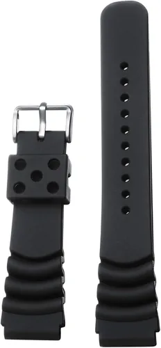 Vista 6 de Silicone Watch Strap For Men Scuba Dive Watches Quick Release Rubber Band 4 Colors BLACK ORANGE BLUE GREEN 20mm 22mm