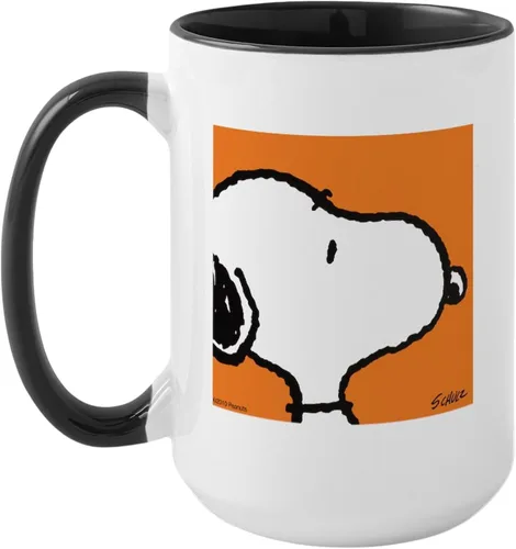 Vista 191 de CafePress SNOOPY Joe Cool - Taza de café de cerámica (15.0 fl oz)