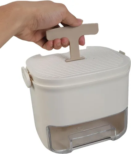 Vista 6 de Bandeja tipo cajón con tapa, apilable, congeladores, contenedor para cocteles, almacenamiento de alimentos para bebés