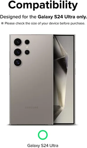Vista 2 de Ringke Película doble fácil [protección de 4 capas] compatible con Samsung Galaxy S24 Ultra Protector de pantalla 5G, revestimiento de reparación