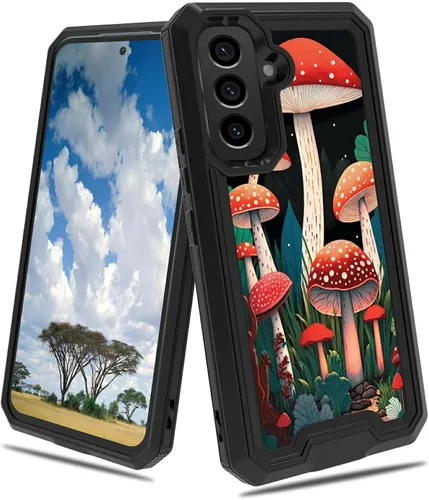 Vista 17 de Funda para Samsung S23 FE Funda Galaxy S23 FE 2 en 1 PC duro de doble capa TPU suave a prueba de golpes Funda protectora para Samsung Galaxy S23 FE