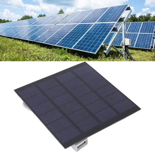 Vista 5 de Panel solar de 1.5W, panel solar de polisilicio de ahorro de energía de alta tasa de conversión de 6V, panel de carga solar de alta estabilidad